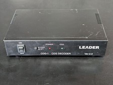 LEADER Karaoke Decoder CDG-1 CDG Decoder Ver. 2.0 w/ Power Supply Cord