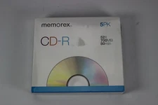 Memorex CD-R Recordable 52X 700MB/80Min 5PK.