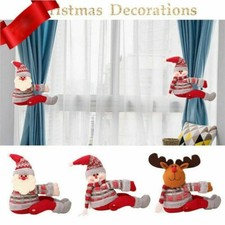 Weihnachten Heim Dekor Vorhang Clips Halter Fenster Ornament Schnalle Geschenke