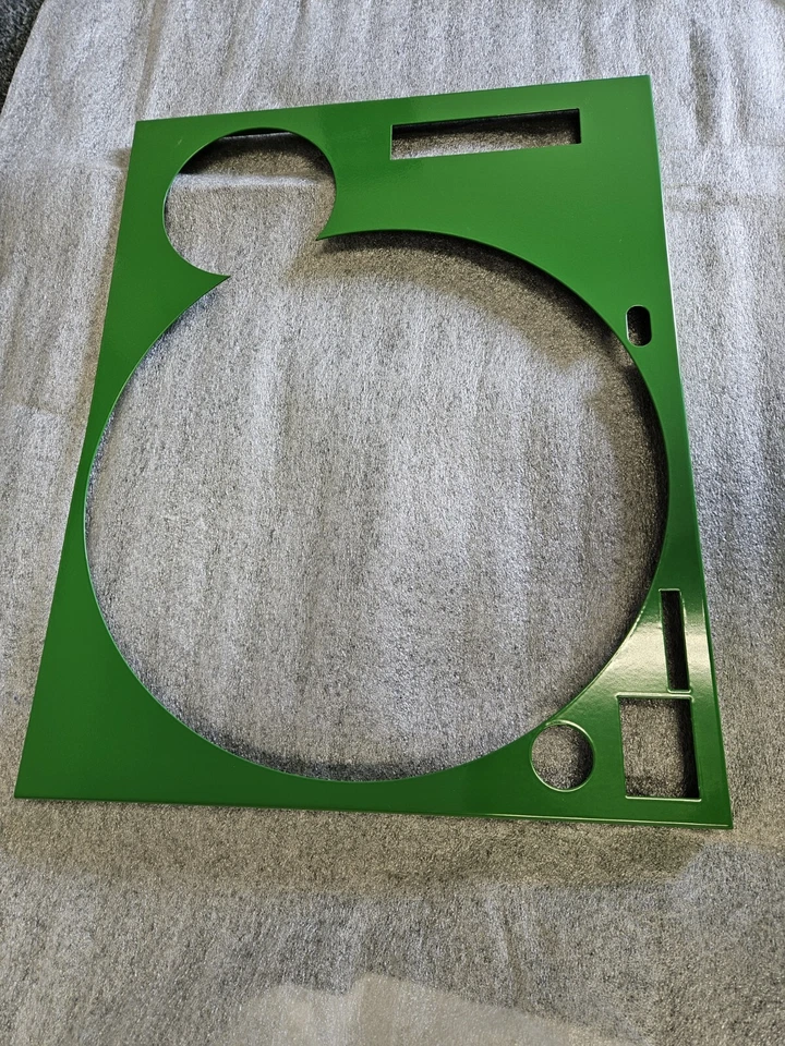 Capa frontal Technics VERDE para toca-discos SL1200MK2/SL1210MK2 - Imagem 2 de 4
