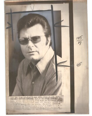 HOLLYWOOD Actor MAX BAER Portrait VINTAGE 1974 Press Photo