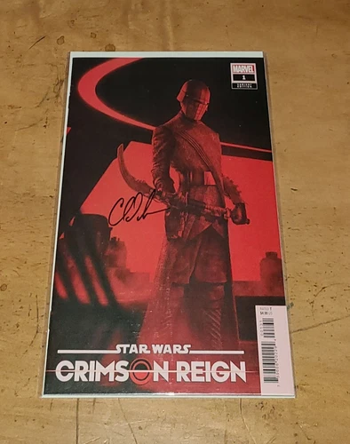 Star Wars Crimson Reign #1 Signed Charles Soule Rahzzah Knights Of Ren Variant