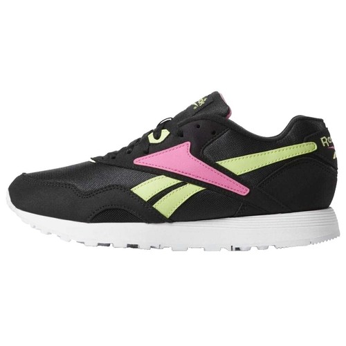 Reebok Road Strider Mens Black Canvas Lace Up Athletic Running Shoes size 9.5 Amazon.com | Reebok Men main image 2
