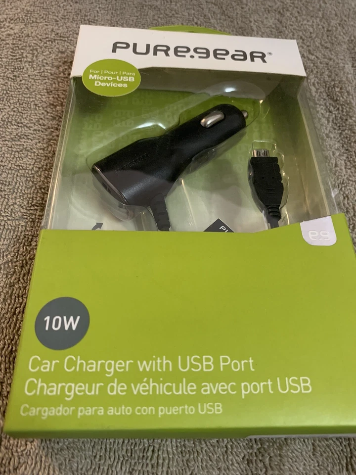 Cargador de Coche PUREGEAR con Puerto USB 10W Dispositivos Micro USB **ENVÍO GRATUITO** Foto 2 de 4