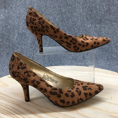 Maurices Shoes Womens Lauren Pumps Brown Pointed Toe