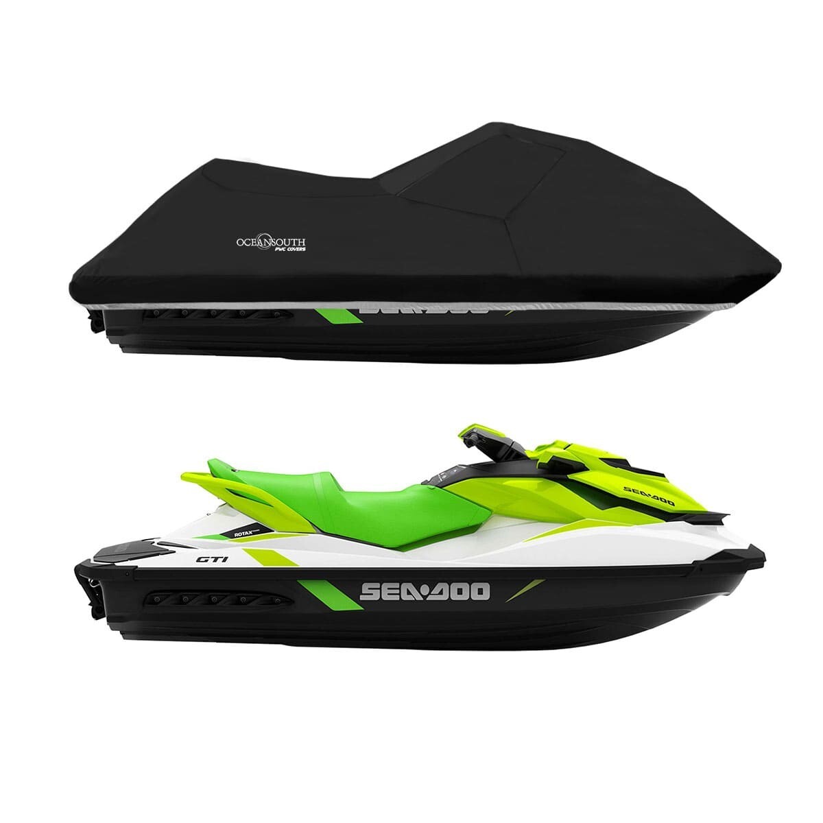 Copri Manubrio Per Sea-Doo GTX, RXT, GTI 2002-2006 - Colore Grigio, Marca BLACKTIP
