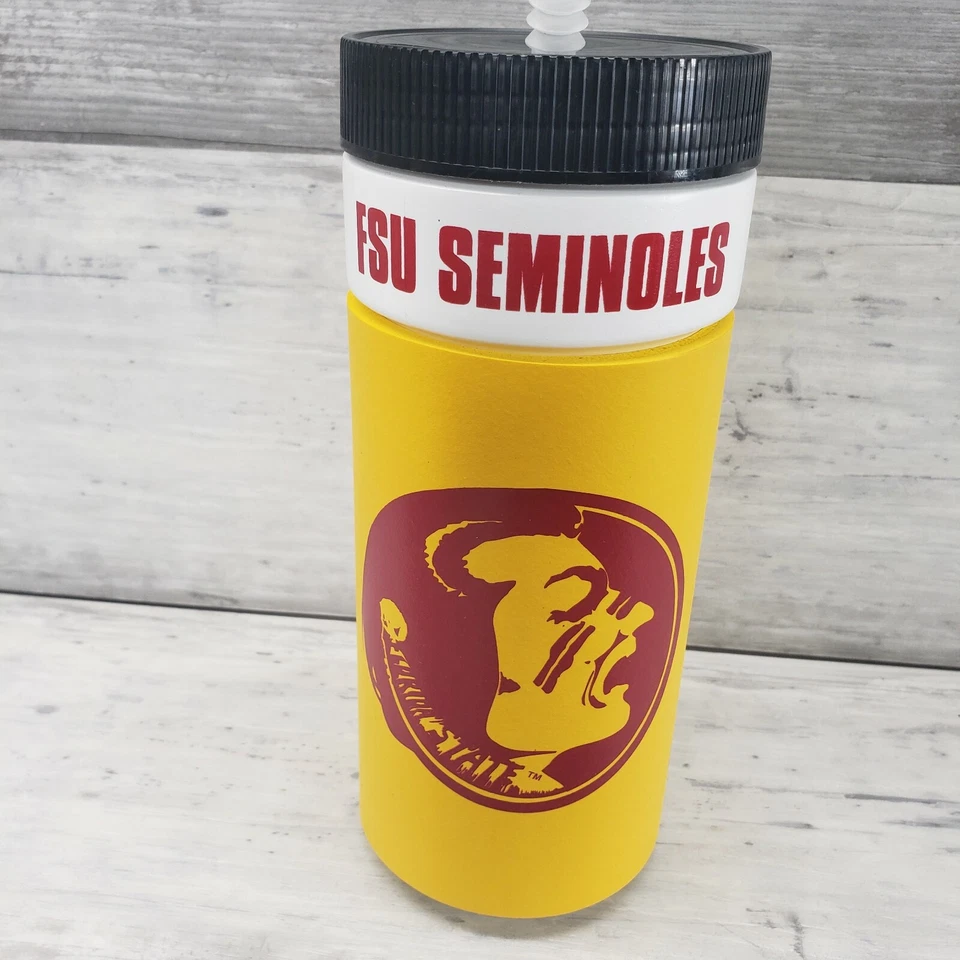 Botella de agua potable aislada de espuma del estado de Florida NOS lote de 1990 (2) Foto 4 de 4