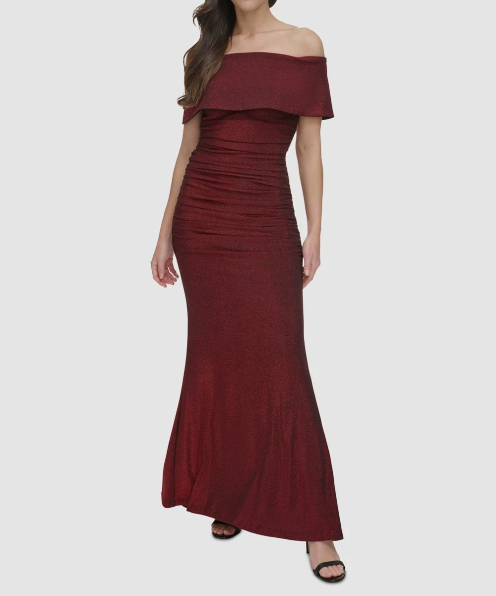 vince camuto off the shoulder tiered maxi dress Vince Camuto Thick Strap Maxi Dress