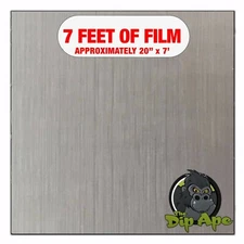 Hydrographic film Brushed Aluminum hydro dipping 7' x 20" hydro dip