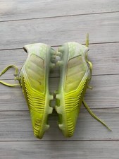 Adidas Predator Instinct FG Hunt M21030 White Green Cleats Boots UK 7 US 7.5