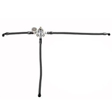 Weber Ida 48mm Fuel Line Management Kit With Black Stainless Hose