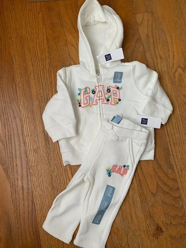 Baby Gap Girl 3-6m Zip Up Hoodie 