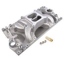 Aluminum Air Gap Intake Manifold For Sbc Small Block Chevy Vortec 350 1996-up