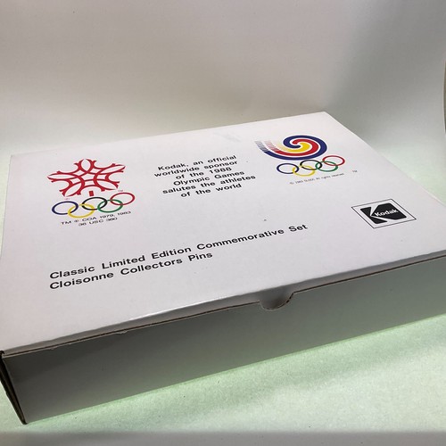 Juego de prendedores conmemorativos Kodak de los Juegos Olímpicos 1988 edición limitada - Imagen 3 de 7