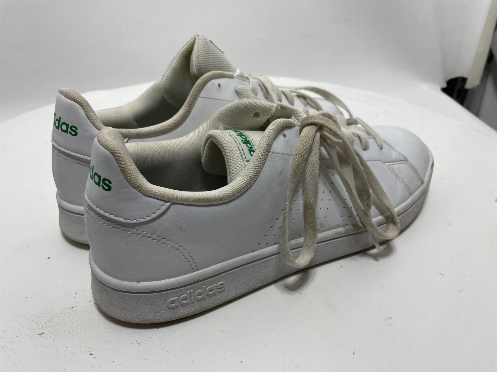 adidas advantage white green