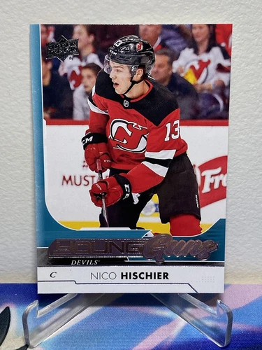2017-18 Upper Deck Series 1 Hockey NICO HISCHIER #201 YOUNG GUNS ROOKIE