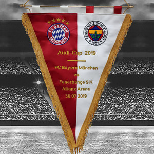 Fanion Fenerbahçe Vintage - Wimpel/Pennant Club Turc, Occasion