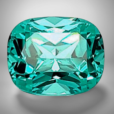 Paraiba Tourmaline Cushion Cut Gemstone 1.15 Cts - 7x5 mm Flawless Loose Gem