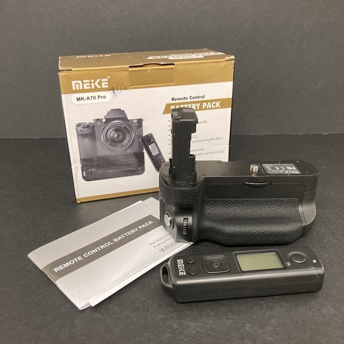 Meike MK-A7II Pro Remote Control Battery Pack For Sony A7 II / A7R II Camera NEW