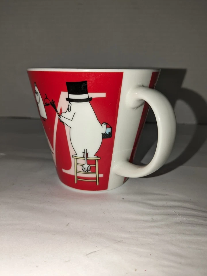Moomin Initial Mug Cup M MM630-11M Moominpappa Moominmamma Yamaka from Japan - Image 4 of 4