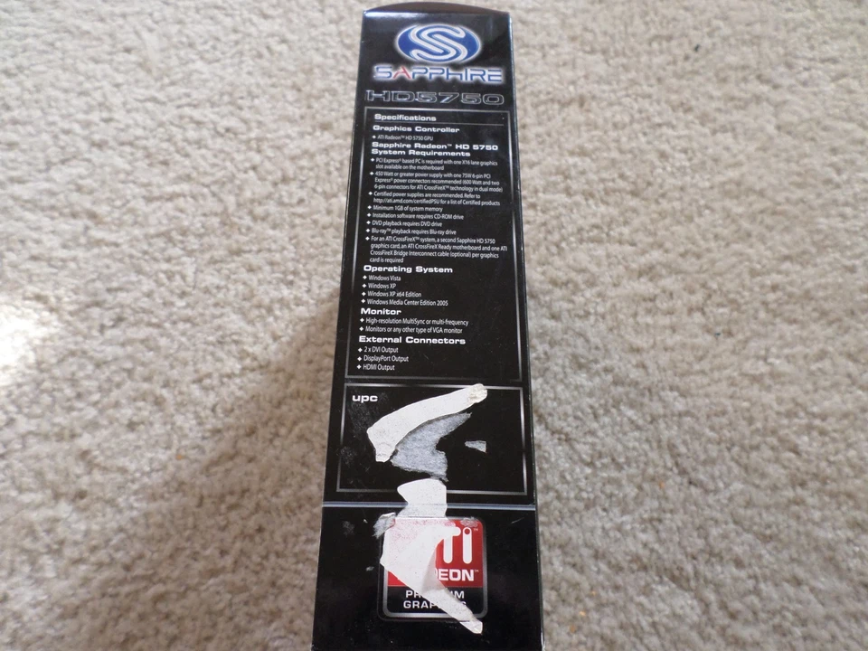 Sapphire Technology ATI Radeon HD 5750 (100284VXL) 1GB GDDR5 SDRAM PCI Express x - Image 4 of 4