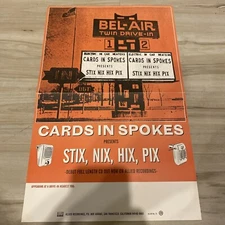 CARDS IN SPOKES STIX NIX HIX PIX 11x17 Poster Allied Recordings