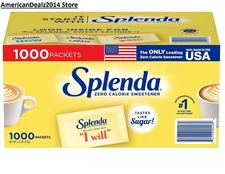 Splenda Zero Calorie Sweetener Packets [1,000 ct.]