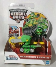 Transformers Rescue Bot Walker Cleveland & Rescue Saw Hasbro Playskool NIB