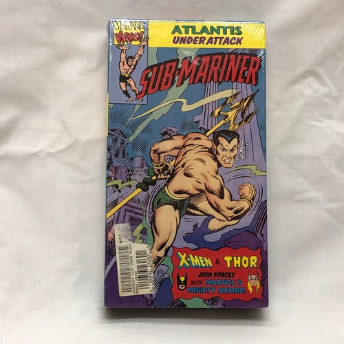 Sub-Mariner Atlantis Under Attack Marvel Video VHS X-Men Thor Dr. Doom 80s - Picture 5 of 8