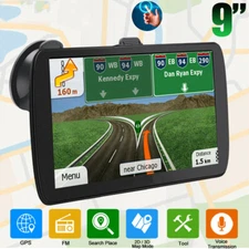 9" Inch Car & Truck GPS Navigation Navigator Sat Navi US Mexico Free Maps Update