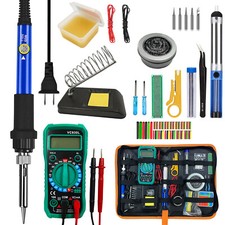 60W Electric Soldering Iron Welding Gun Tool Kit Solder Wire Desoldering Pump