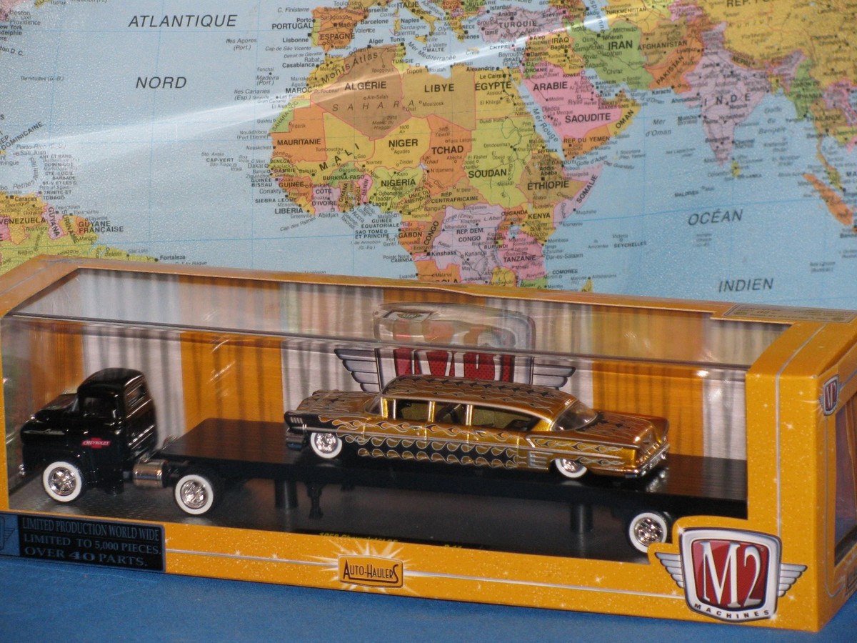 M2 MACHINES 1958 CHEVROLET LCF & 1958 CHEVROLET IMPALA AUTO