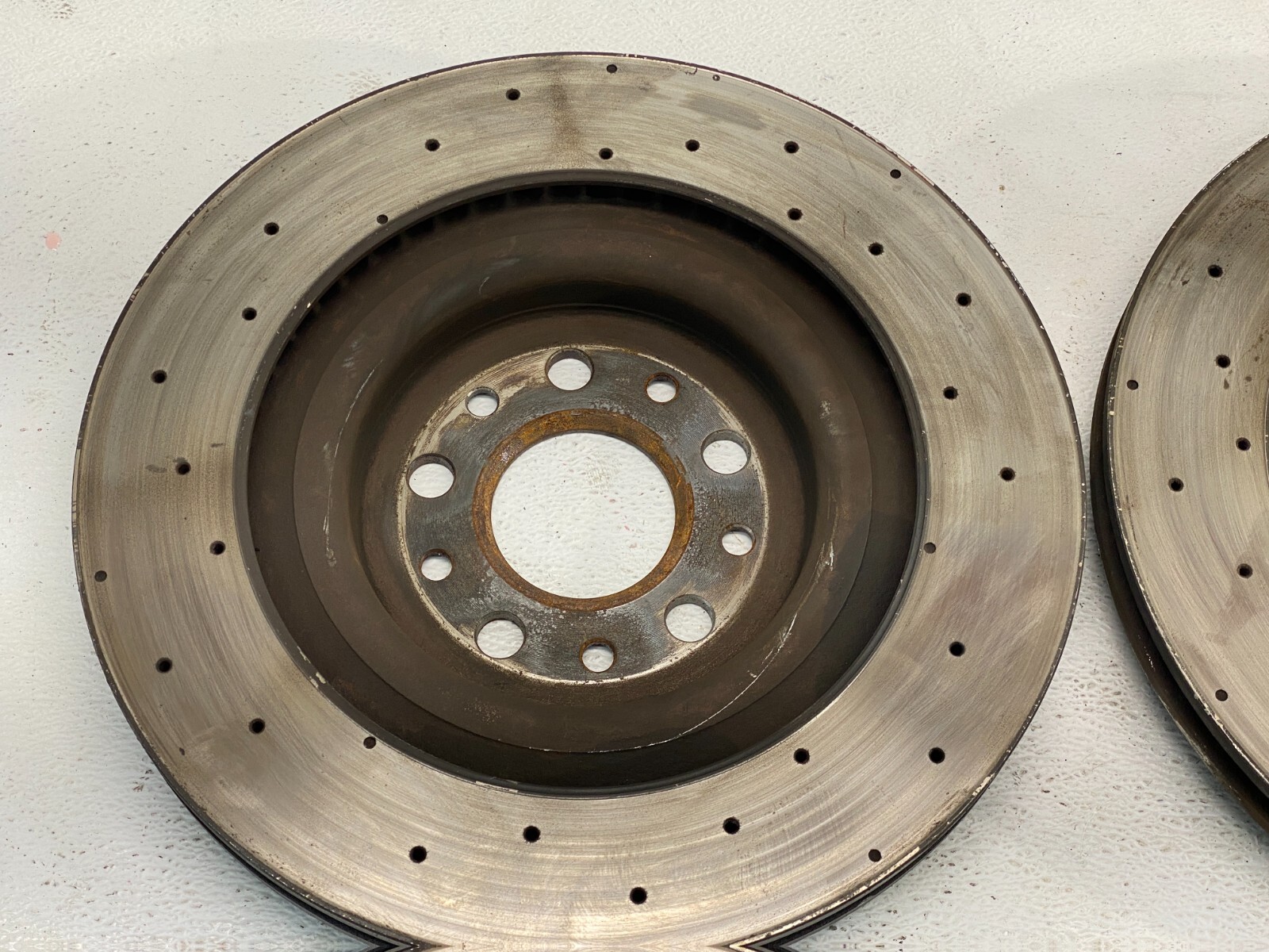 14-21 Maserati Quattro Ghibli Rear Left Right Slotted Brake Disc Rotor Set OEM✅