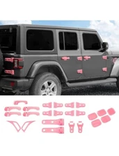 JeCar Exterior Trim Kits Door & Hood Hinge Covers Door Handle Side Vent Tailgate