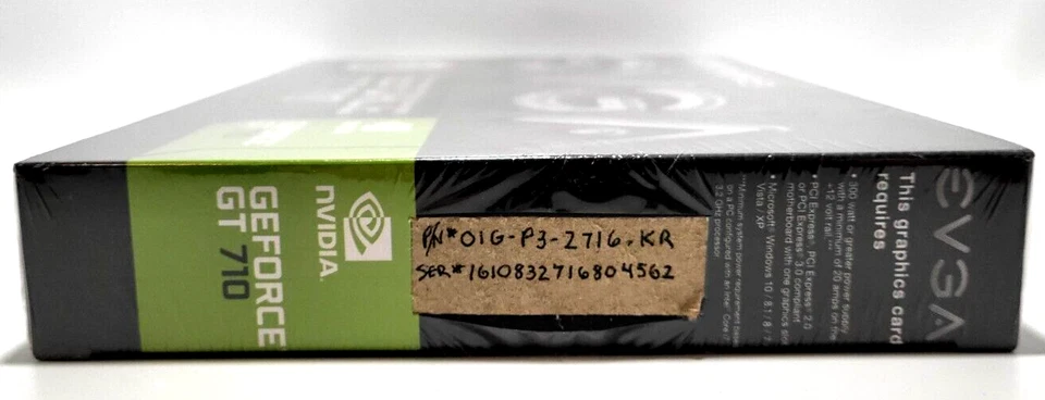 EVGA GeForce GT 710 1GB DDR3 Graphic Card *NEW* - Image 3 of 4
