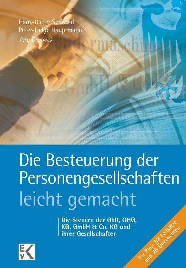 Thumbnail - Jörg Drobeck Die Besteuerung Der Personengesellschaften - Leicht