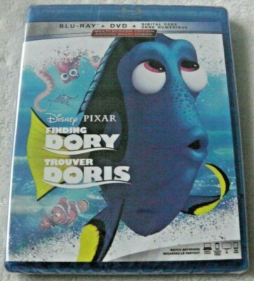 Finding Dory - Disney / Pixar (Blu-ray + Digital HD + DVD, 2016)  * NEW *
