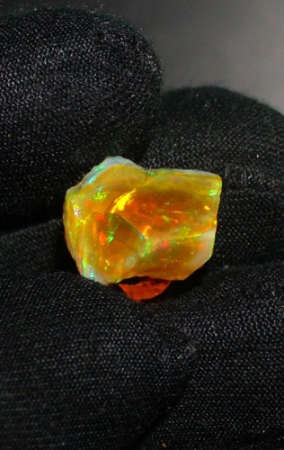 Opal Rough Stone AAA Natural Welo Fire Ethiopian Loose Raw Crystal Opal 9.65 Ct - Picture 2 of 4