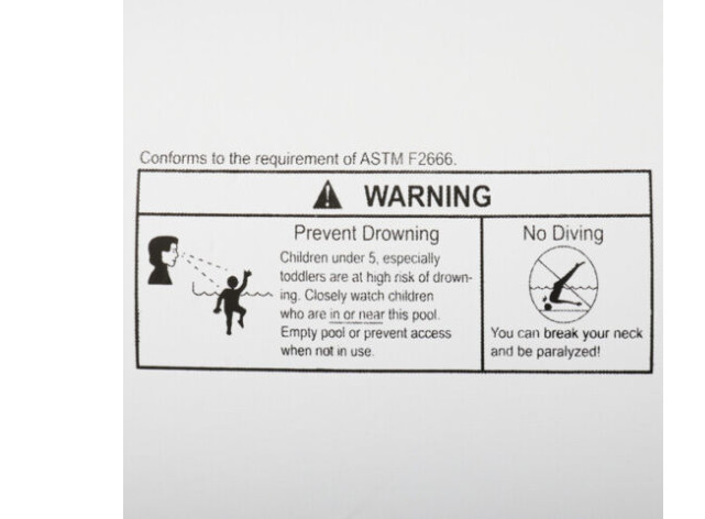 Homech  120x72x22" Family Inflatable Swimming Pool - Blue (HM-HF0)