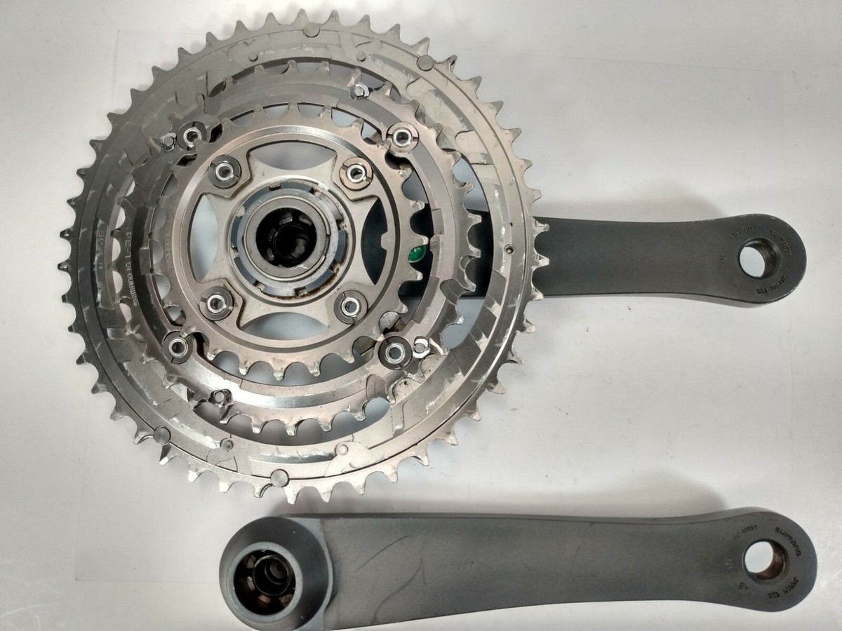 Shimano XTR M951 MTB octalink triple crankset ( 46/34/24T, 175mm