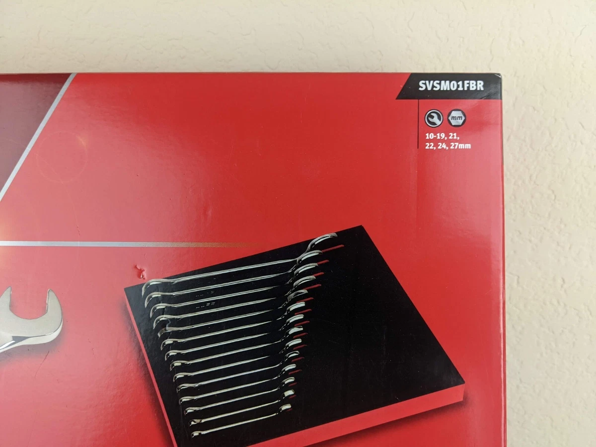 aq471 NEW Snap On 14Pc Metric Flank Plus 4 Way Wrench Set 10mm