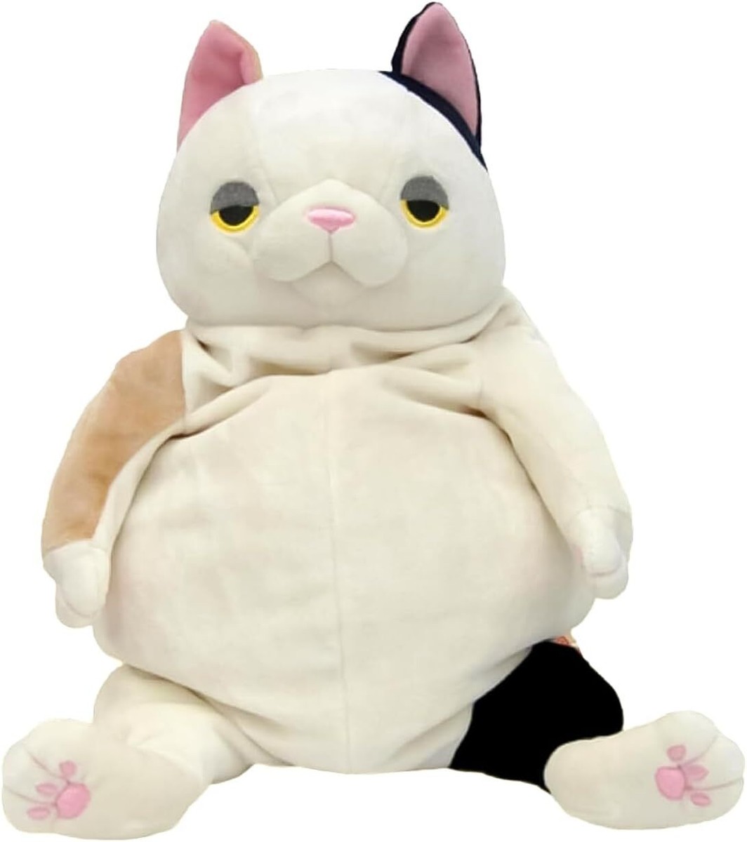 Shinada Global Mochi Neko Cat Plush Calico L 30cm Mochi Soft Japan