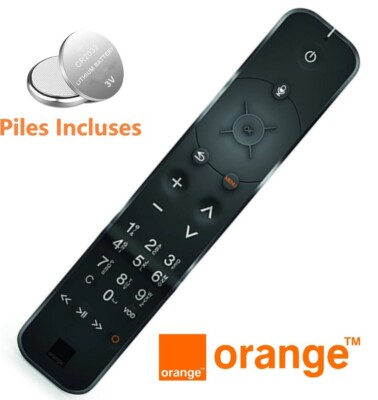 Télécommande Orange (Opérateur) - Excellent état - Piles Incluses - Expédition Rapide