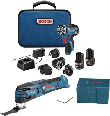 Bosch GXL12V-270B22 - 12V MAX Multi-Tool Drill Driver Kit | eBay