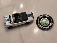 Vintage 1969 Hot Wheels Redline Jack Rabbit Special With Original Tin Button