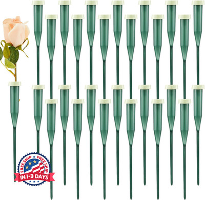 90 tubos de agua florales verdes de 6 Inch, suministros de plástico para flores
