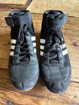 Adidas HCV 2 Wrestling Shoes - Black/White - Men s size 9