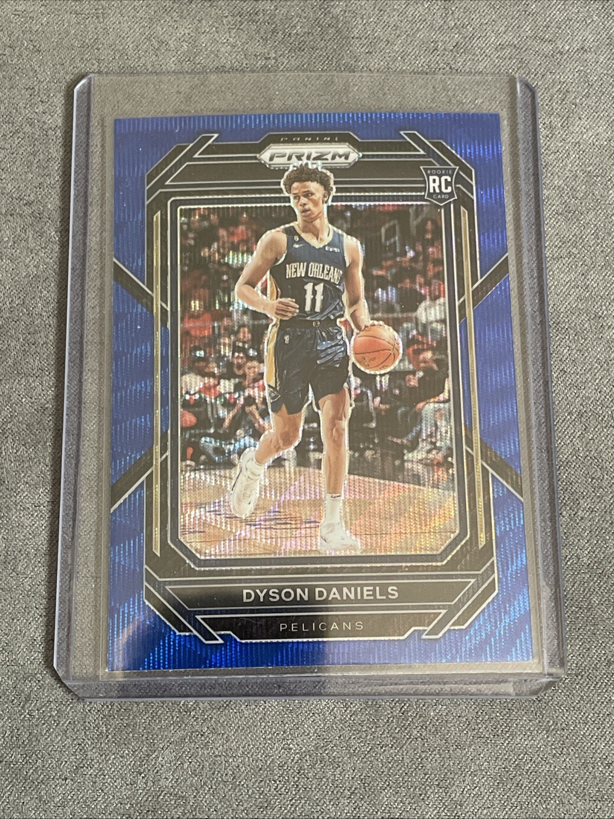 2022-23 Panini Prizm - Dyson Daniels #233 Blue Wave Prizm (RC)