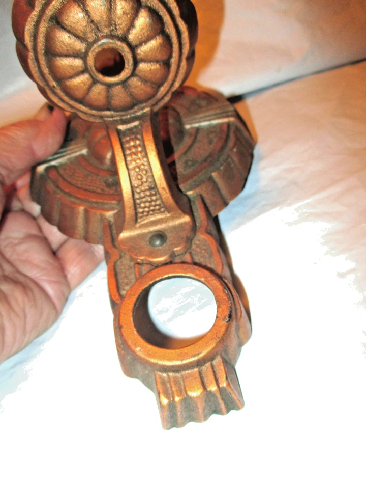 CAST IRON~~~PURITAN WALL SCONCE~~~PARTS OR RESTORE - Image 4 of 4