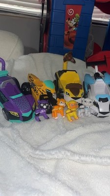 Paw Patrol Cat Pack Full Set  Of Rare Cars And Cats. Shade Rory Wild  Leo